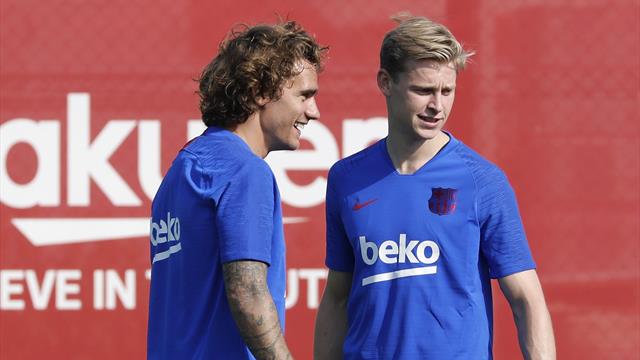 Griezmann, De Jong, Neto... El nuevo Barça se pone en marcha mirando de reojo a Neymar en París Griezmann, De Jong, Neto... El nuevo Barça se pone en marcha mirando de reojo a Neymar en París