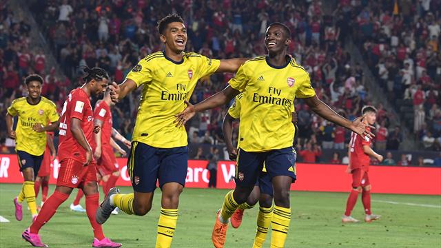 Nketiah strikes late as Arsenal beat Bayern