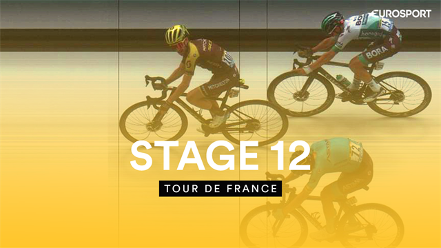Highlights: Simon Yates wins thrilling three-way sprint for Stage 12 glory Highlights: Simon Yates wins thrilling three-way sprint for Stage 12 glory