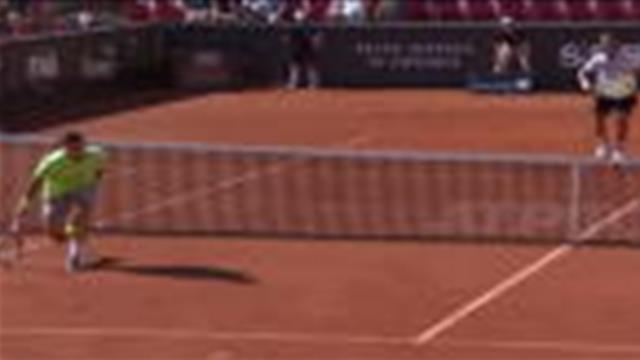 Bastad - Le réflexe stratosphérique de Gasquet pour faire basculer le match Bastad - Le réflexe stratosphérique de Gasquet pour faire basculer le match