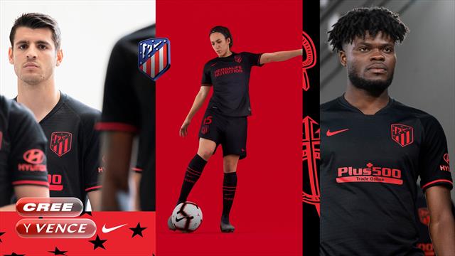 El Atlético de Madrid presenta su segunda equipación para la 2019/20 El Atlético de Madrid presenta su segunda equipación para la 2019/20