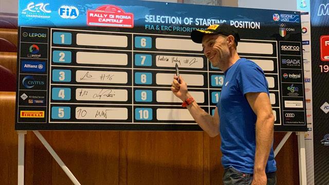 Gryazin s’élancera P5 et Mayr-Melnhof premier sur la route à Rome en ERC