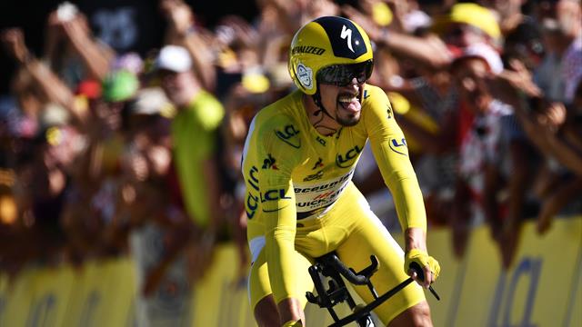 Mit Video | Thomas geschlagen: Alaphilippe verteidigt Gelb mit Zeitfahr-Sieg