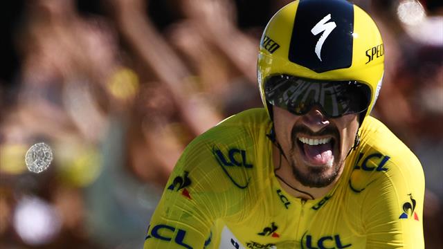 Alaphilippe straordinario! Vince la crono di Pau, battuto anche Geraint Thomas