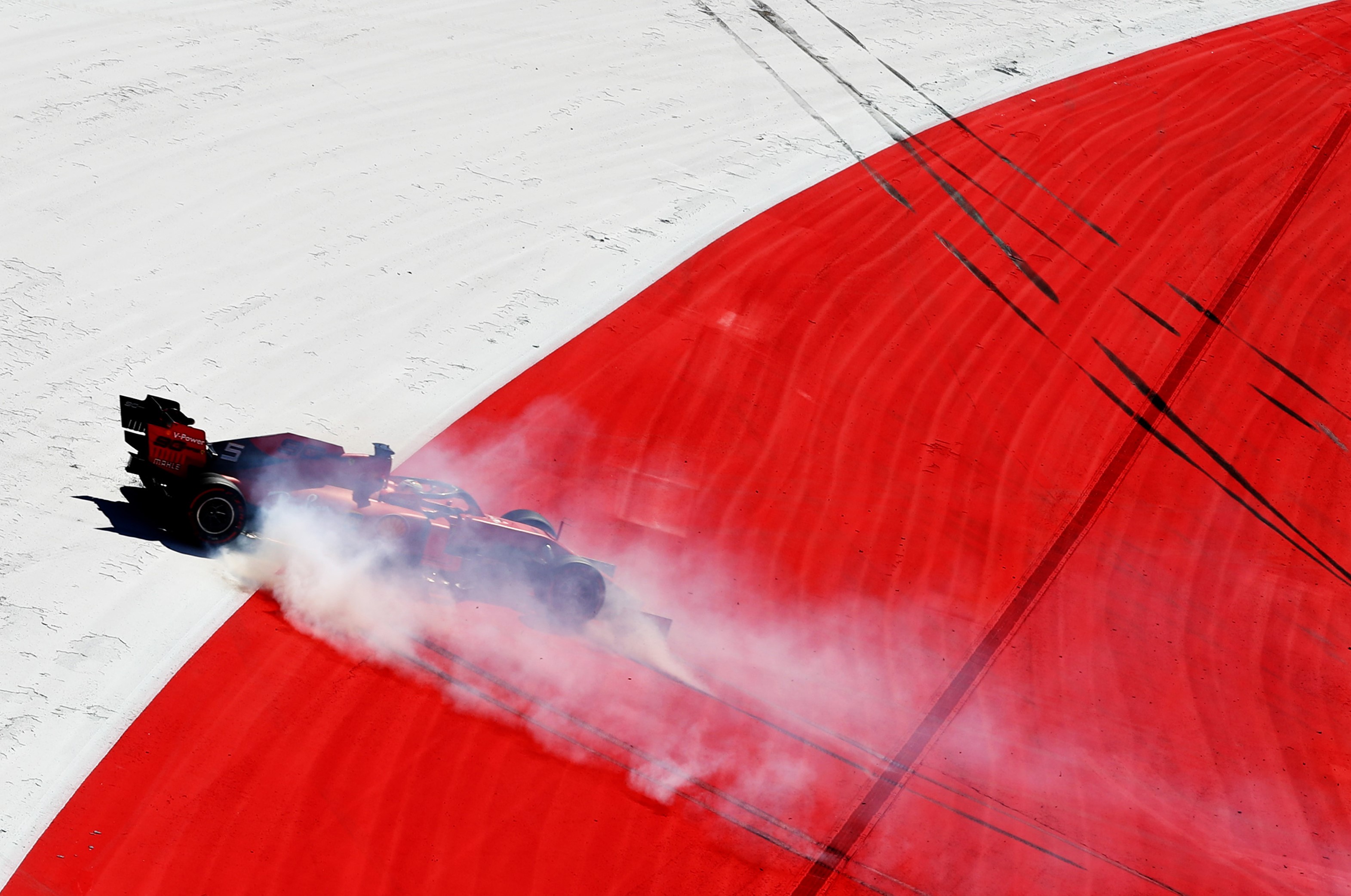 Sebastian Vettel (Ferrari) au Grand Prix d'Autriche 2019