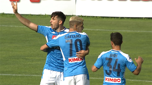 Riscatto Napoli! Cinquina alla Feralpi Salò, esordio con gol per Manolas Riscatto Napoli! Cinquina alla Feralpi Salò, esordio con gol per Manolas