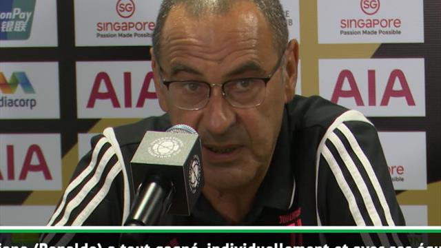 Juventus - Sarri: "Ronaldo est si fort qu'il peut jouer partout" Juventus - Sarri: "Ronaldo est si fort qu'il peut jouer partout"