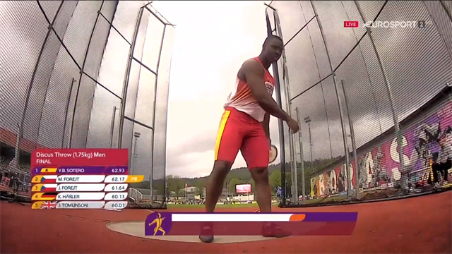 Europeos Sub-20: Yasiel Brayan Sotero se lleva la medalla de oro en lanzamiento de disco Europeos Sub-20: Yasiel Brayan Sotero se lleva la medalla de oro en lanzamiento de disco