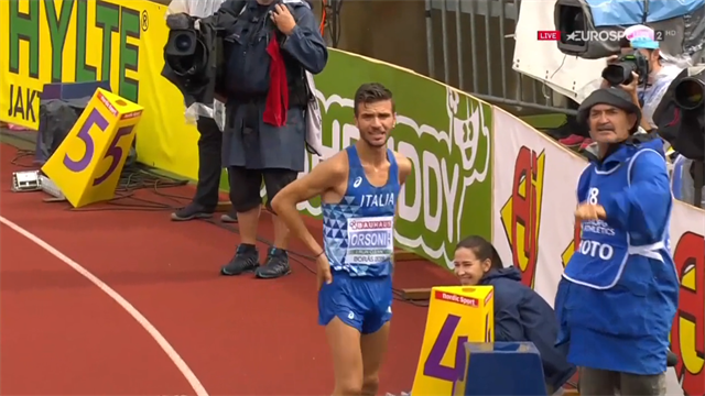 Bravo Riccardo Orsoni! Argento nei 10.000 di marcia agli Europei under 20 Bravo Riccardo Orsoni! Argento nei 10.000 di marcia agli Europei under 20