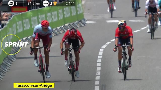 Tutto facile per Michael Matthews al traguardo volante: battuto Damiano Caruso Tutto facile per Michael Matthews al traguardo volante: battuto Damiano Caruso
