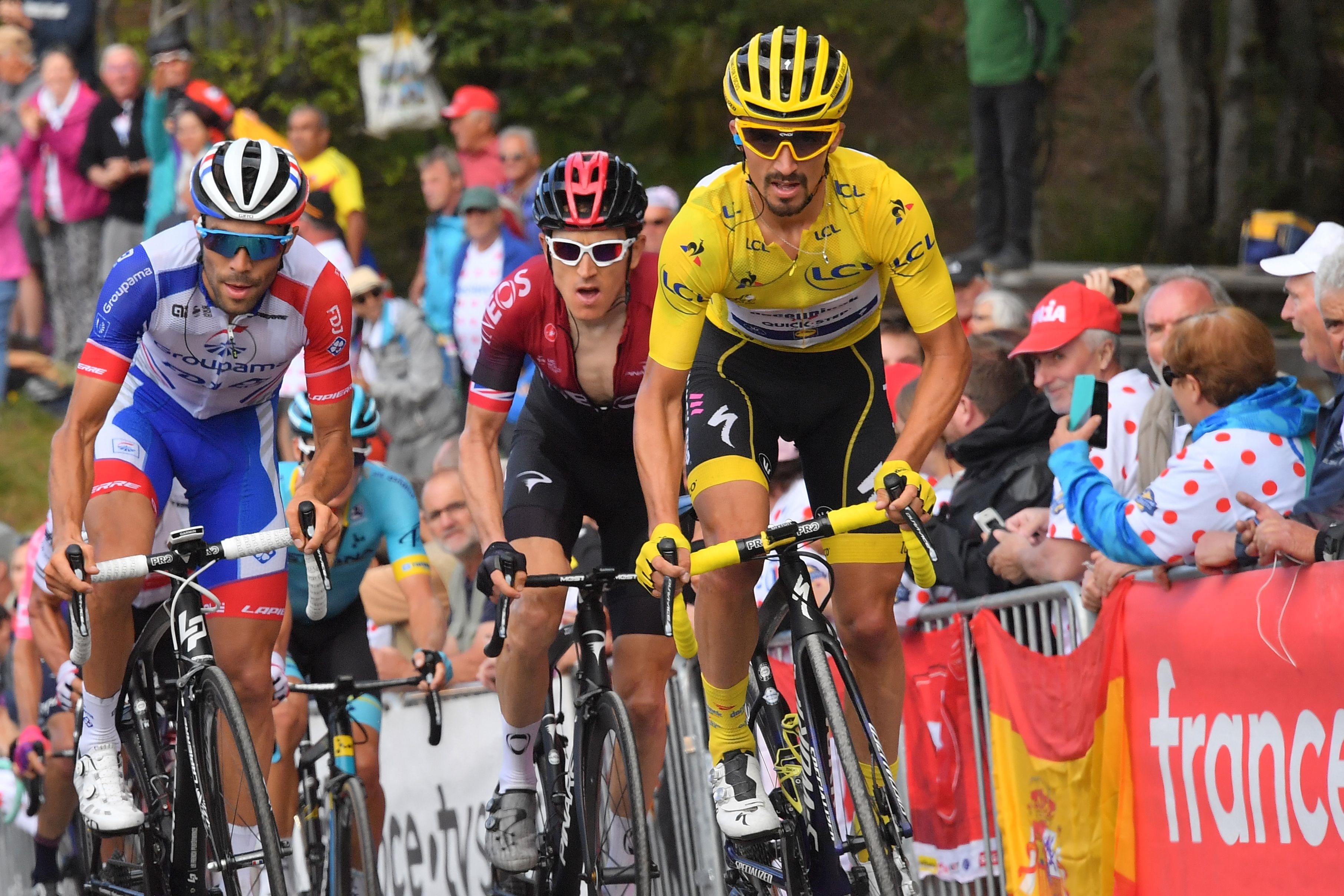 Julian Alaphilippe, Geraint Thomas, Thibaut Pinot