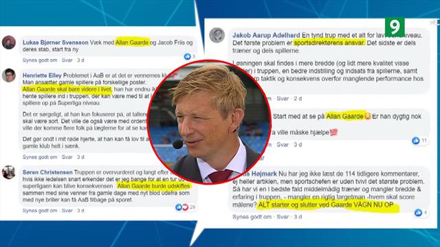 Allan Gaarde om fan-kritik: Som sportsdirektør får du tæsk, og du får ros Allan Gaarde om fan-kritik: Som sportsdirektør får du tæsk, og du får ros