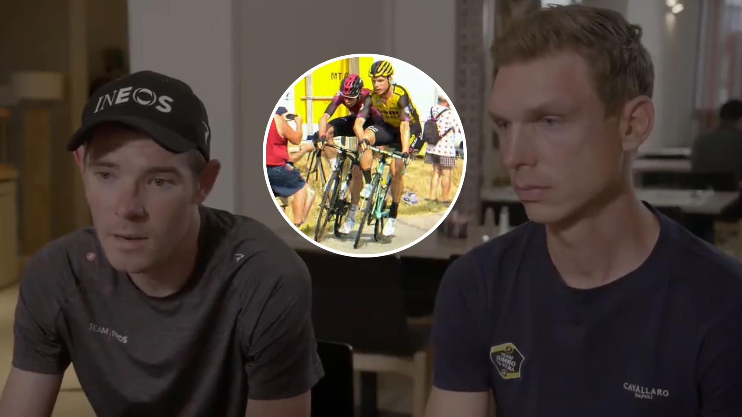 Tour De France 2019 News Luke Rowe And Tony Martin Address Over The Top Expulsion Eurosport