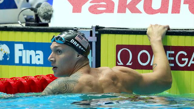 Dressel continue sa moisson, Mignon repart sans médaille