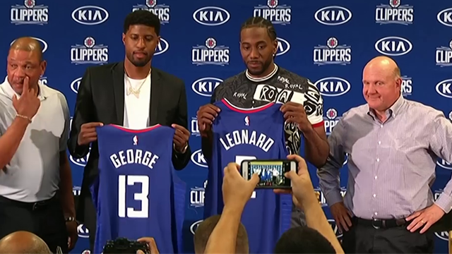 Euforia Clippers con George e Leonard. "Possiamo fare grandi cose e io Paul", dice Kawhi Euforia Clippers con George e Leonard. "Possiamo fare grandi cose e io Paul", dice Kawhi