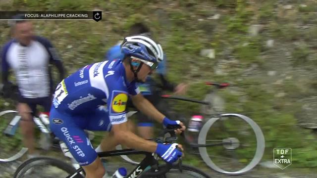 Il crollo di Alaphilippe: il francese perde ancora terreno e scende giù dal podio del Tour Il crollo di Alaphilippe: il francese perde ancora terreno e scende giù dal podio del Tour