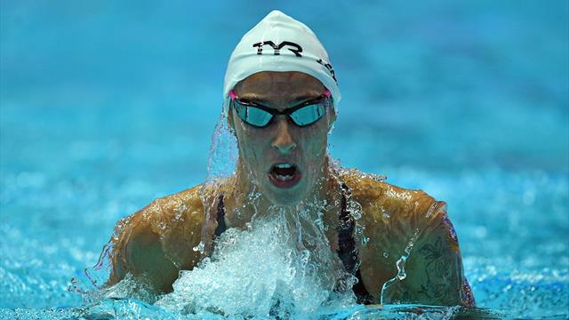 Lesaffre en finale du 400 m 4 nages