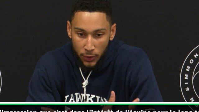 Sixers - Ben Simmons : "Super difficile de manquer la Coupe du Monde" Sixers - Ben Simmons : "Super difficile de manquer la Coupe du Monde"