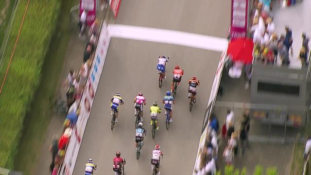 Demare takes victory in bunched sprint Demare takes victory in bunched sprint