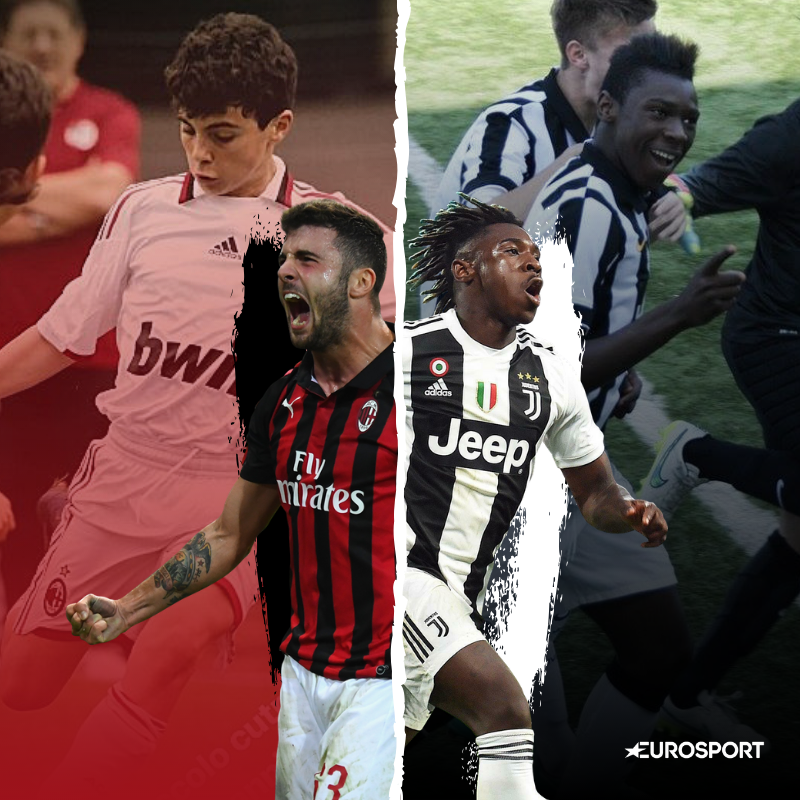 Cutrone e Kean visual
