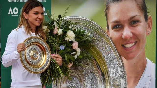 Halep honorée par le président de la Roumanie