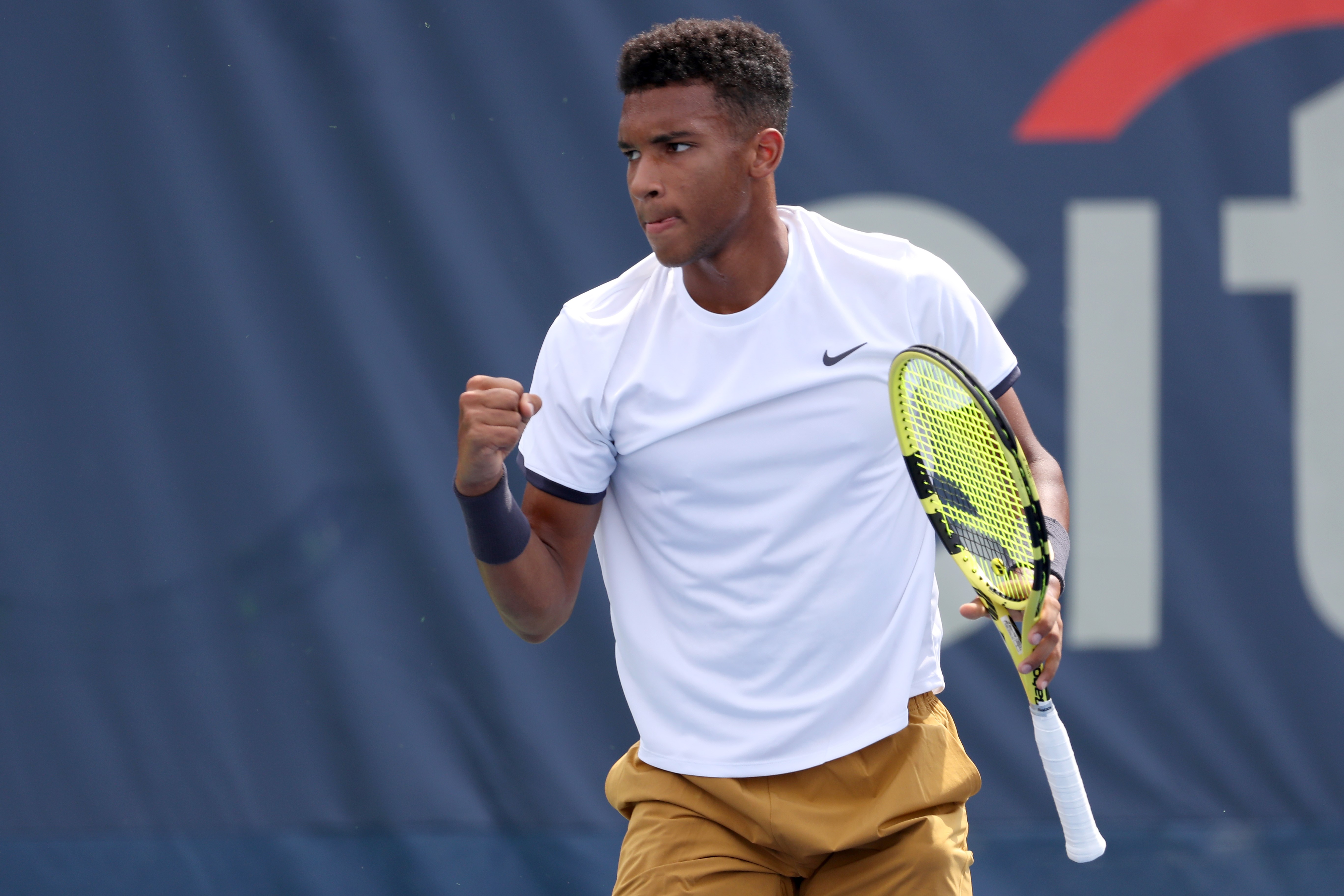 Félix Auger-Aliassime lors du tournoi ATP 500 de Washington