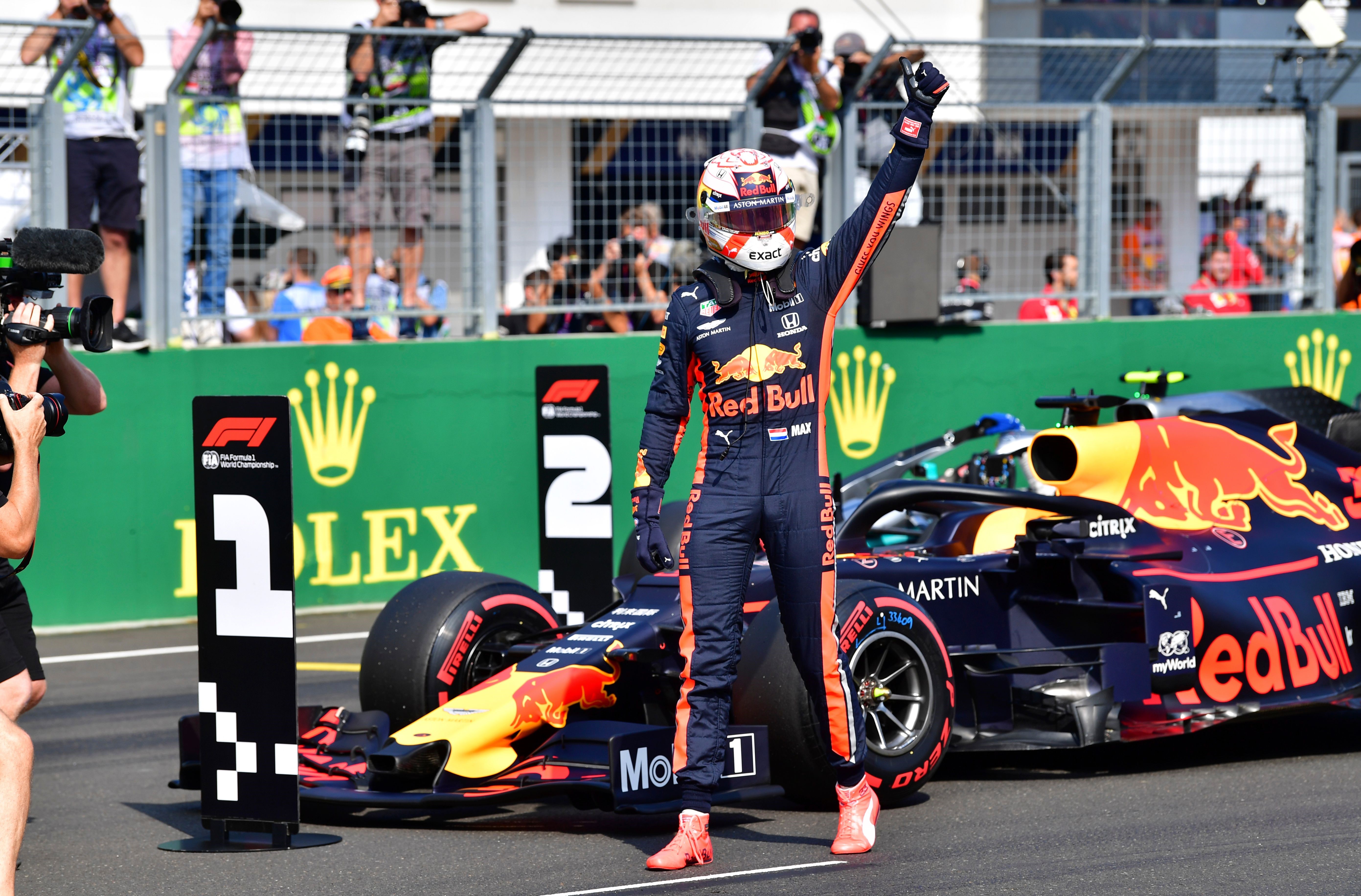 Max Verstappen (Red Bull) au Grand Prix de Hongrie 2019