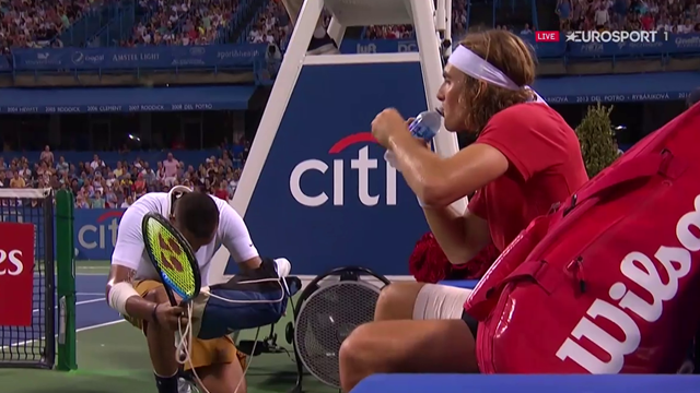 ATP Washington: Kyrgios surmonte son ATP Washington: Kyrgios surmonte son