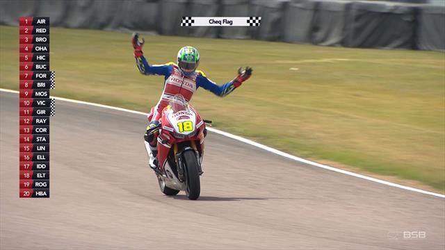 'Elation!' - Andrew Irwin wins maiden BSB race 'Elation!' - Andrew Irwin wins maiden BSB race