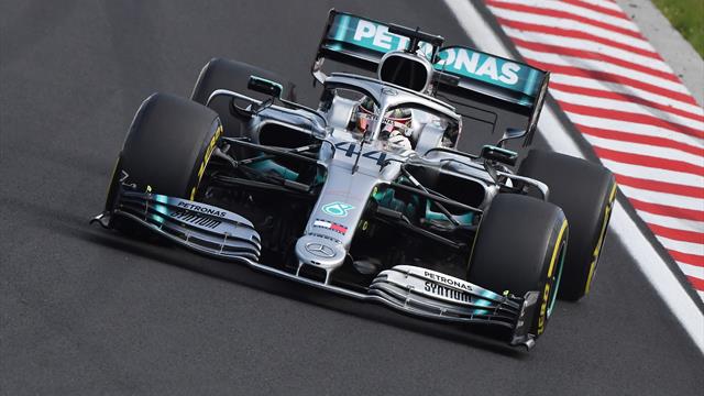 Hamilton late surge secures Hungary victory