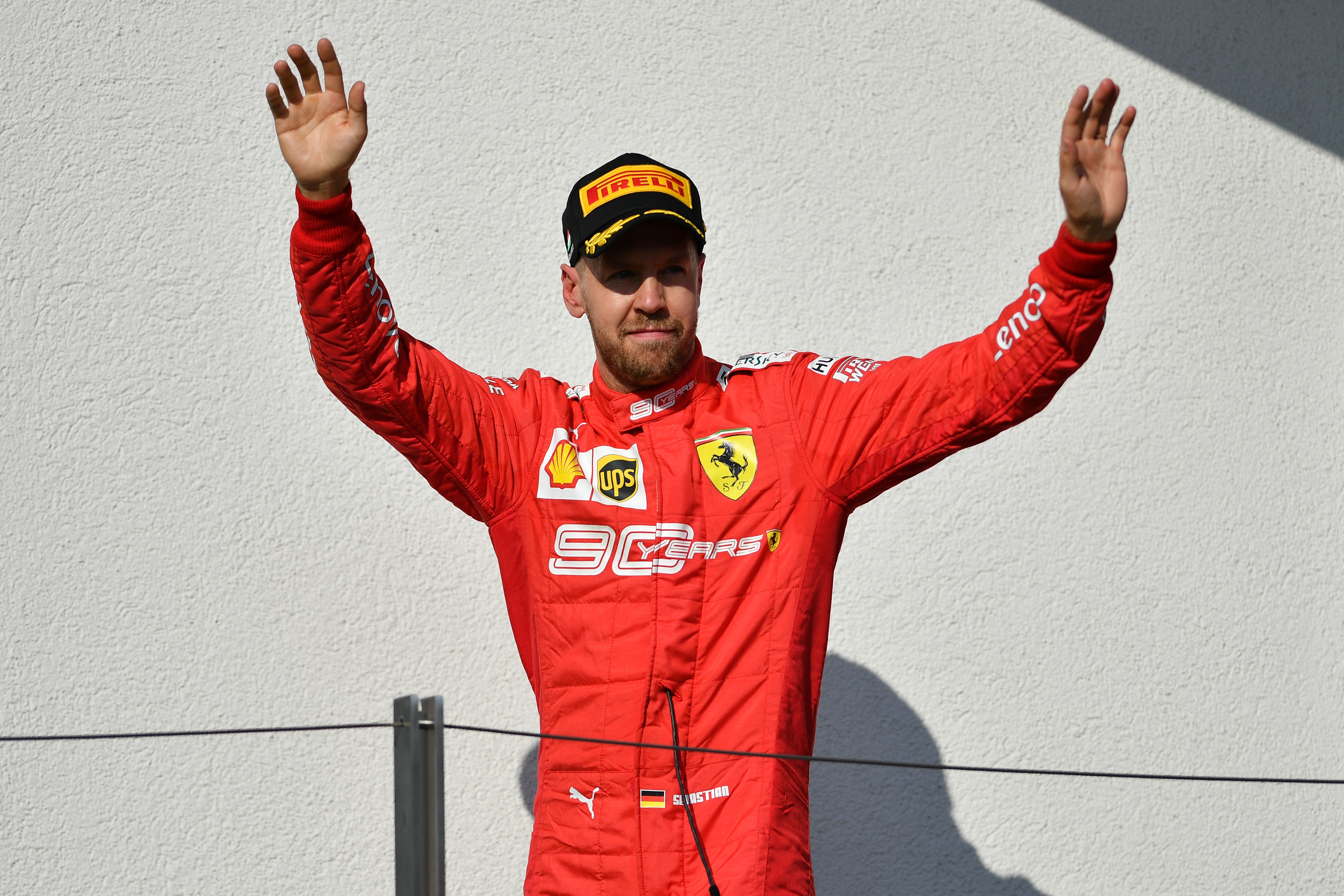 Sebastian Vettel war im Ferrari in Ungarn chancenlos