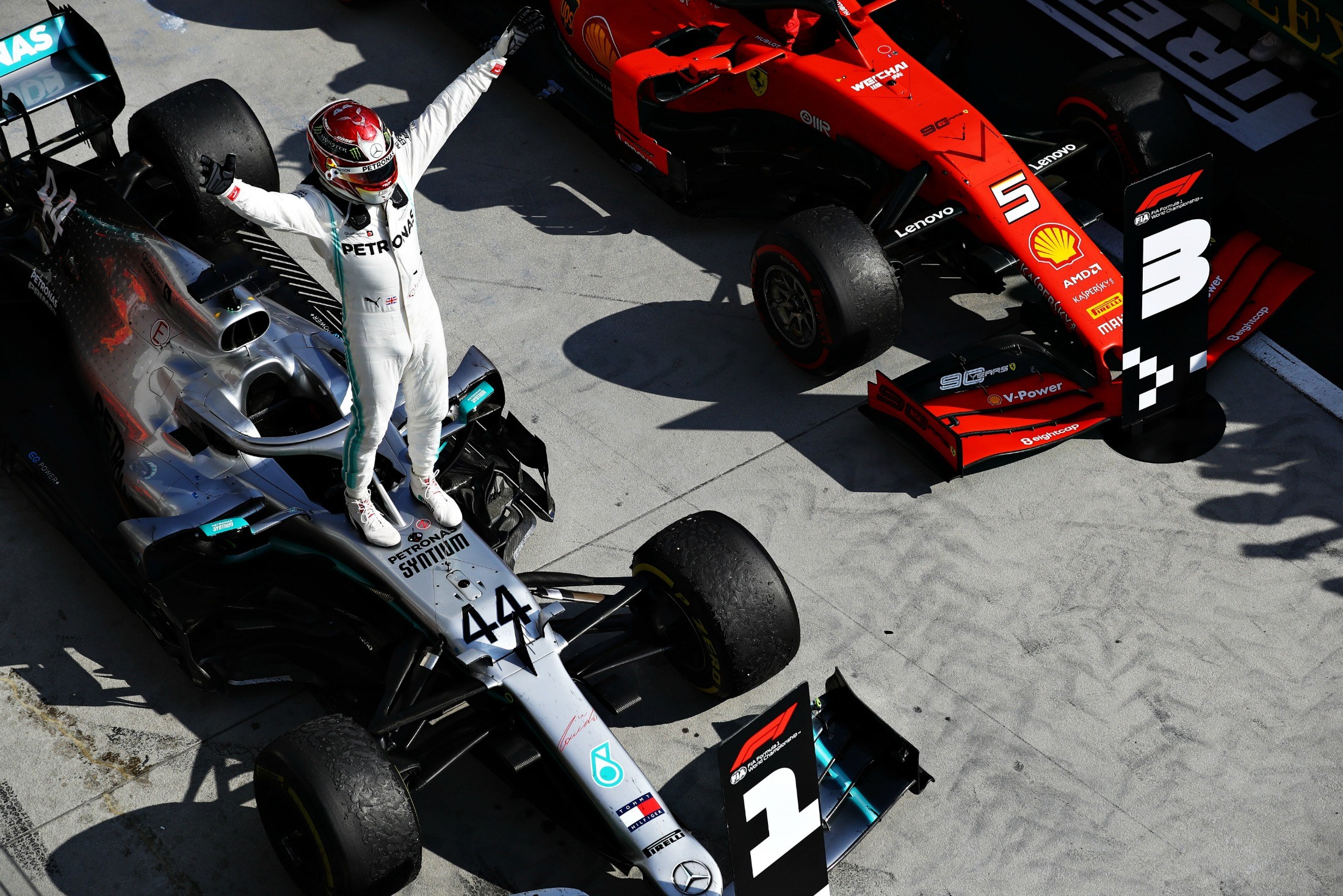 Lewis Hamilton (Mercedes) au Grand Prix de Hongrie 2019