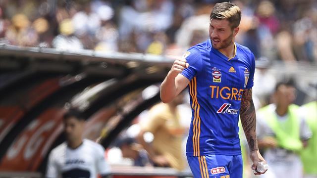Avec 105 buts, Gignac devient la référence dans l'histoire des Tigres