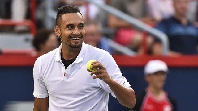 Feinte de service à la cuillère : Kyrgios a voulu jouer au plus fin… Edmund l'a puni Feinte de service à la cuillère : Kyrgios a voulu jouer au plus fin… Edmund l'a puni