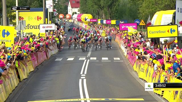 Mezgec doubles up with Stage 5 victory Mezgec doubles up with Stage 5 victory