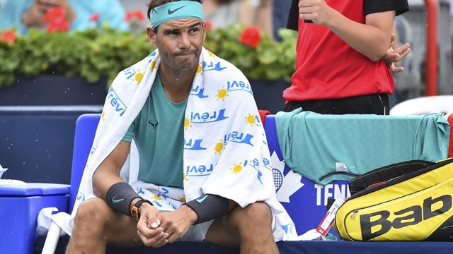 🎾🌧 Suspendido por la lluvia el partido de Nadal en Montreal