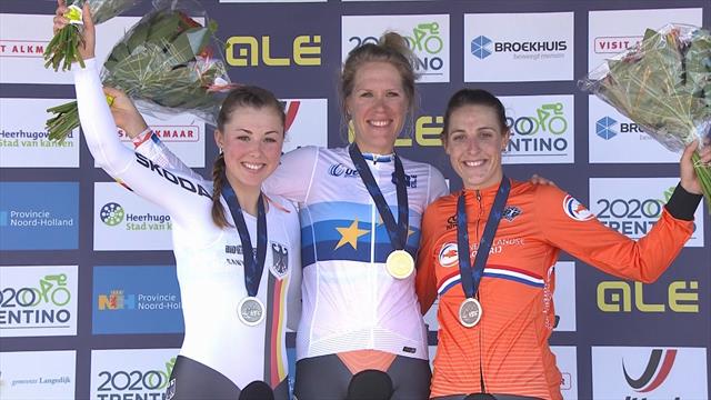 Goud voor Ellen Van Dijk op het EK Goud voor Ellen Van Dijk op het EK