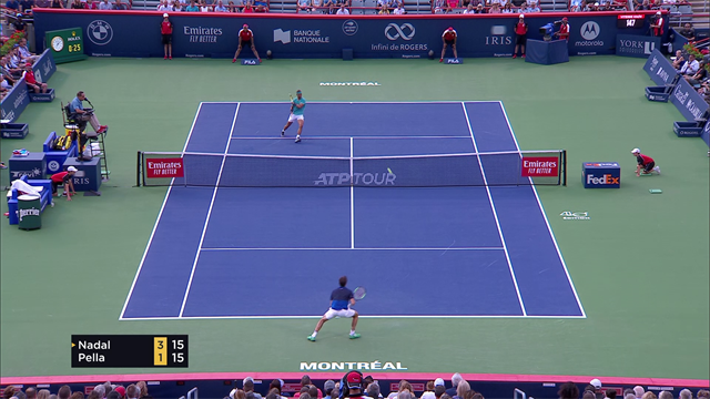 Contre Pella, Nadal a rimé avec impérial Contre Pella, Nadal a rimé avec impérial