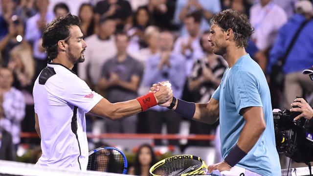 Nadal piega Fognini e va in semifinale: l'azzurro ci prova ma deve arrendersi in 3 set
