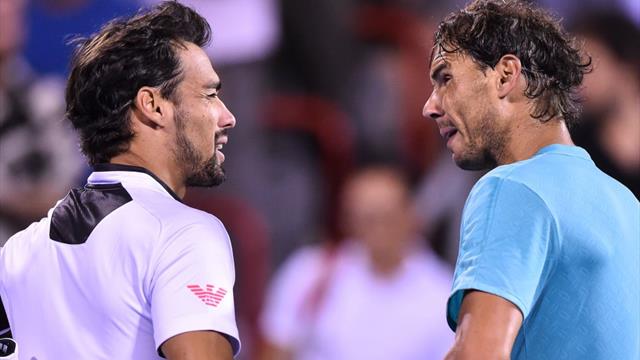 Lección de Fair Play de Nadal con el lesionado Fognini