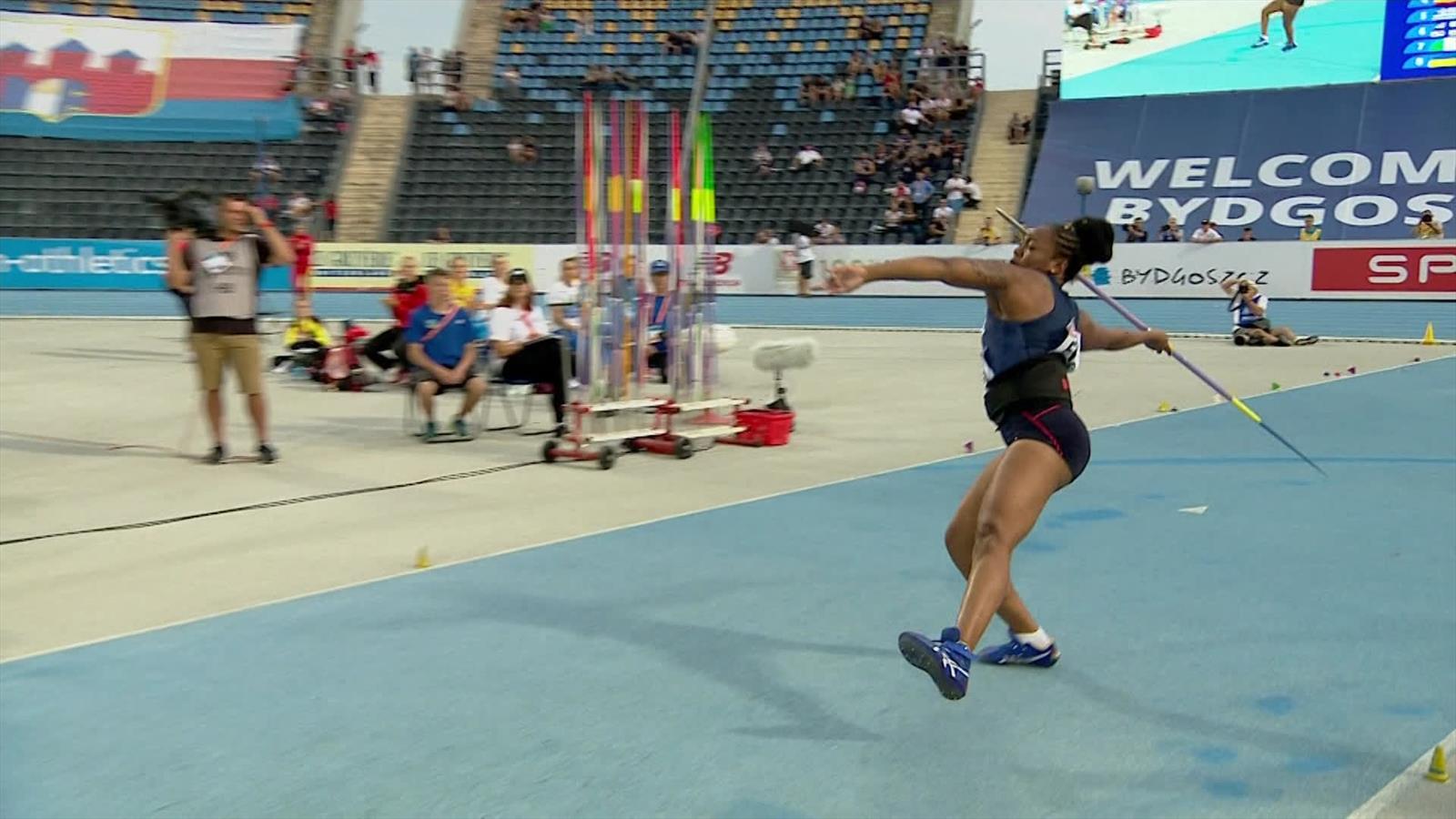 VIDEO Athletics news Women's Javelin throw final at European