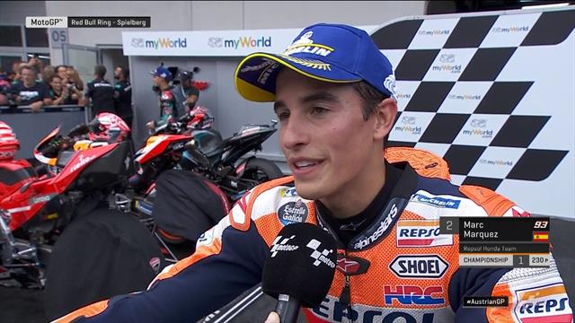 MotoGP Oostenrijk | Marquez: 'We hebben een grote fout gemaakt met de bandenkeuze' MotoGP Oostenrijk | Marquez: 'We hebben een grote fout gemaakt met de bandenkeuze'