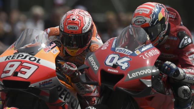 Un nouveau duel d'anthologie à Spielberg et Dovizioso frustre Marquez