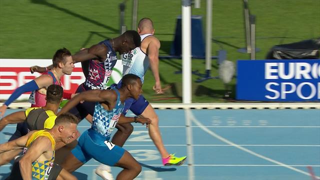 Richard Kilty powers through injury to win 200m Richard Kilty powers through injury to win 200m