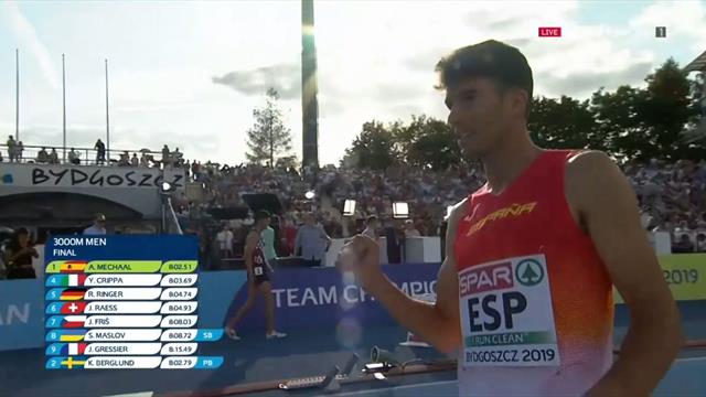 Campeonato de Europa por equipos: Adel Mechaal brilla en el 3.000 y le da 12 puntos más a España Campeonato de Europa por equipos: Adel Mechaal brilla en el 3.000 y le da 12 puntos más a España