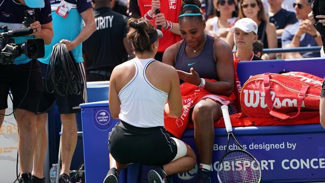 Unter Tränen: Serena Williams gibt im Finale von Toronto auf