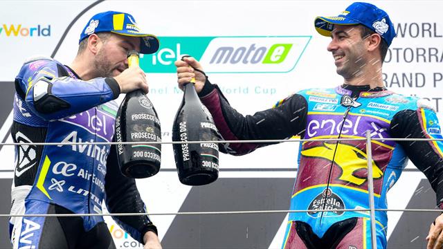 Di Meglio et Siméon sur le podium MotoE