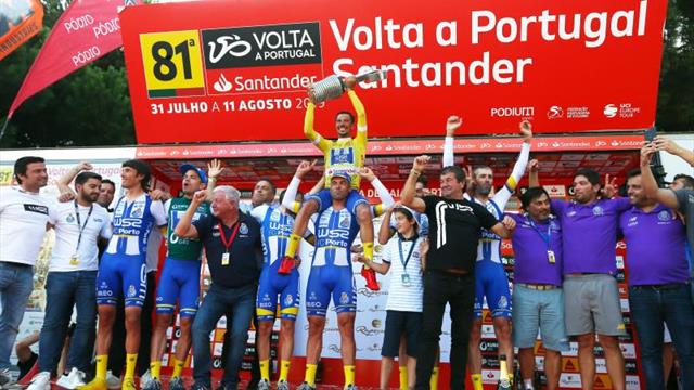 Victoria final de João Rodrigues tras ganar la crono final de la Vuelta a Portugal