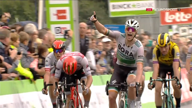 Binckbank Tour | Bennett wint regenachtige eerste etappe Binckbank Tour | Bennett wint regenachtige eerste etappe