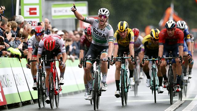 Auftakt nach Maß für Bora - hansgrohe: Bennett jubelt im Zielsprint
